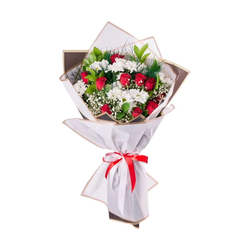 Gül Ve Papatya Buketi