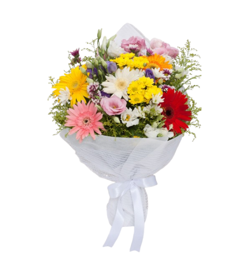 Karışık Mevsim Çiçeği Buketi