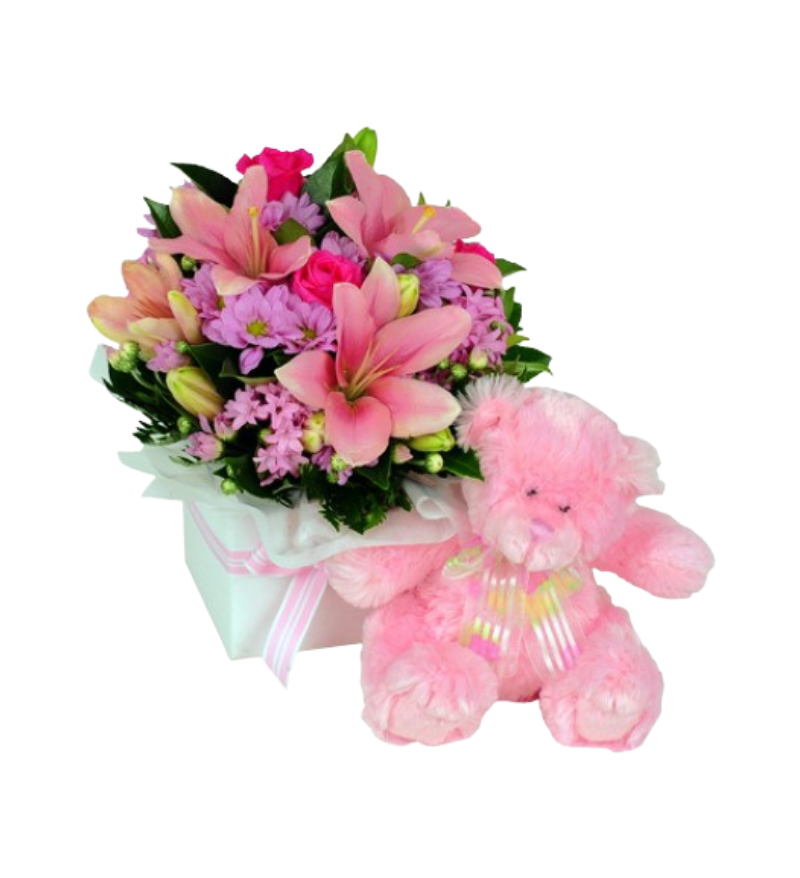 Pembe Ayıcıklı Aranjman